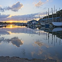 Buy canvas prints of Dawn at Muddy Beach jetty ( Falmouth ) by Paul Cooper