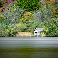 Buy canvas prints of Boat House, Rydal Water, Lake District, Cumbria by Colin Shepherd
