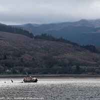 Buy canvas prints of Holy Loch Wreck by Ronnie Reffin