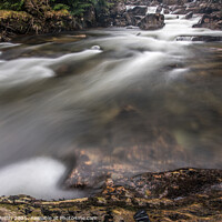 Buy canvas prints of Looking Upstream by Ronnie Reffin