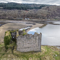 Buy canvas prints of Behind Old Lachlan Castle by Ronnie Reffin