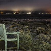 Buy canvas prints of Bench On A Beach by Ronnie Reffin