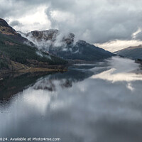 Buy canvas prints of Loch Eck Clouds by Ronnie Reffin