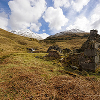 Buy canvas prints of Ruined Croft by Ronnie Reffin