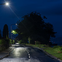 Buy canvas prints of Floodlit Road by Ronnie Reffin