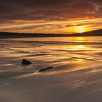 Buy canvas prints of Sunrise over Sumburgh Head in Shetland by David Moore
