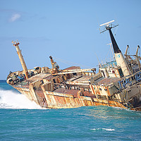 Buy canvas prints of Cyprus Shipwreck by Jan Gregory