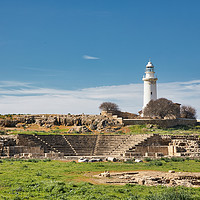 Buy canvas prints of Amphitheatre with a Lighthouse by Jan Gregory
