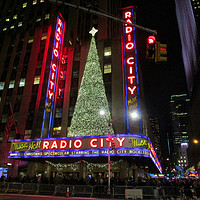Buy canvas prints of Christmas at Radio City Music Hall                 by Jan Gregory