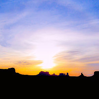 Buy canvas prints of Sunset in Monument Valley by Jan Gregory