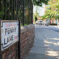 Buy canvas prints of Penny Lane, Liverpool by Jan Gregory
