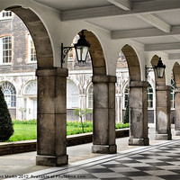 Buy canvas prints of Guy's Hospital Arches by Karen Martin