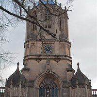 Buy canvas prints of Tom Tower, Oxford by Karen Martin