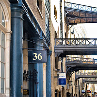 Buy canvas prints of Shad Thames - London by Karen Martin