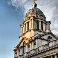 Buy canvas prints of Greenwich Dome by Karen Martin
