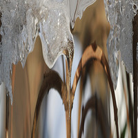 Buy canvas prints of Icicle Flow by Karen Martin
