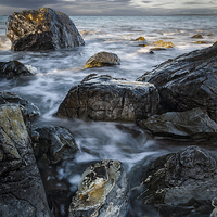 Buy canvas prints of  Lendalfoot seascape by John Boyle