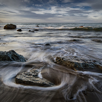 Buy canvas prints of  Lendalfoot seascape by John Boyle