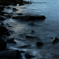Buy canvas prints of Moonlit Bay in Ayr by John Boyle