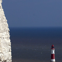 Buy canvas prints of Beachy head lighthouse by steve pitman