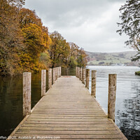Buy canvas prints of Autumn Jetty by Lewis Wiffen