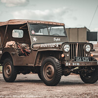 Buy canvas prints of Willys Jeep by Lewis Wiffen