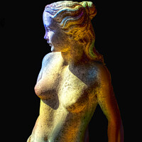 Buy canvas prints of Classical Nude Statue by Alison Chambers
