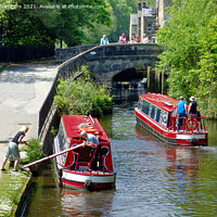 Buy canvas prints of Well And Truly Stuck At Hebden Bridge by Alison Chambers