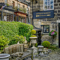 Buy canvas prints of Harrogate Montpellier Mews by Alison Chambers