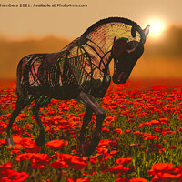 Buy canvas prints of War Horse  by Alison Chambers