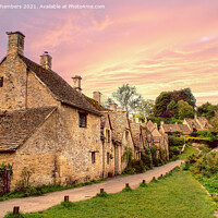 Buy canvas prints of Arlington Row Cotswolds by Alison Chambers