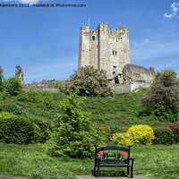 Buy canvas prints of Conisbrough Castle by Alison Chambers