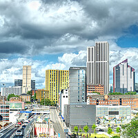 Buy canvas prints of Leeds City Skyline  by Alison Chambers