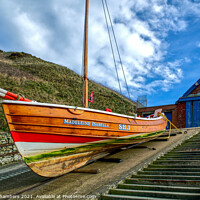 Buy canvas prints of North Landing Lifeboat Station, Yorkshire Coast  by Alison Chambers