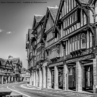 Buy canvas prints of Chesterfield in Black and White  by Alison Chambers