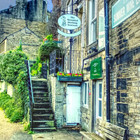 Buy canvas prints of The Wrinkled Stocking Tearoom by Alison Chambers