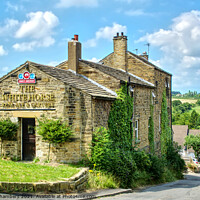 Buy canvas prints of The White Horse Pub Emley by Alison Chambers