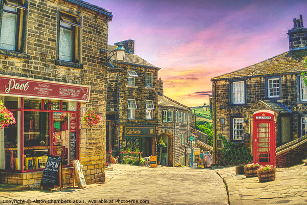 Haworth Illustration Effect Picture Board by Alison Chambers