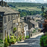 Buy canvas prints of Haworth in Portrait  by Alison Chambers