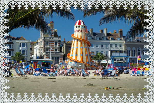 Weymouth Picture Postcard Picture Board by Alison Chambers