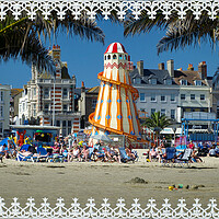 Buy canvas prints of Weymouth Picture Postcard by Alison Chambers
