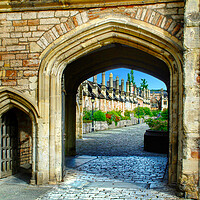 Buy canvas prints of Entrance To Vicars Close by Alison Chambers