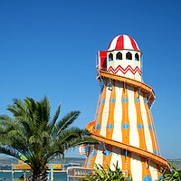 Buy canvas prints of Weymouth Helter Skelter by Alison Chambers