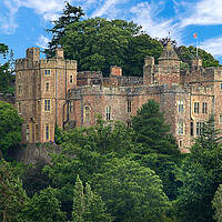 Buy canvas prints of Dunster Castle by Alison Chambers