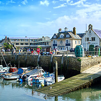 Buy canvas prints of Bridport Harbour  by Alison Chambers
