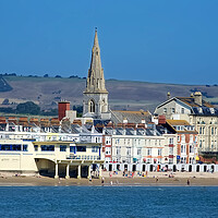 Buy canvas prints of St Johns Church Weymouth  by Alison Chambers