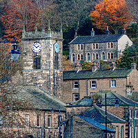 Buy canvas prints of Autumn In Holmfirth by Alison Chambers