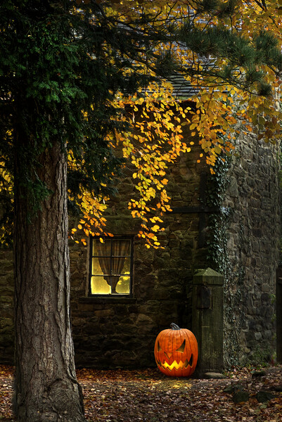 Pumpkin Glow Picture Board by Alison Chambers