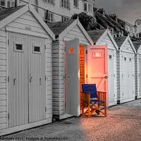Buy canvas prints of Any Time Is Beach Hut Time by Alison Chambers