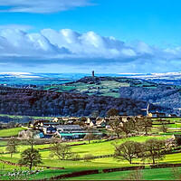 Buy canvas prints of Castle Hill Landscape  by Alison Chambers